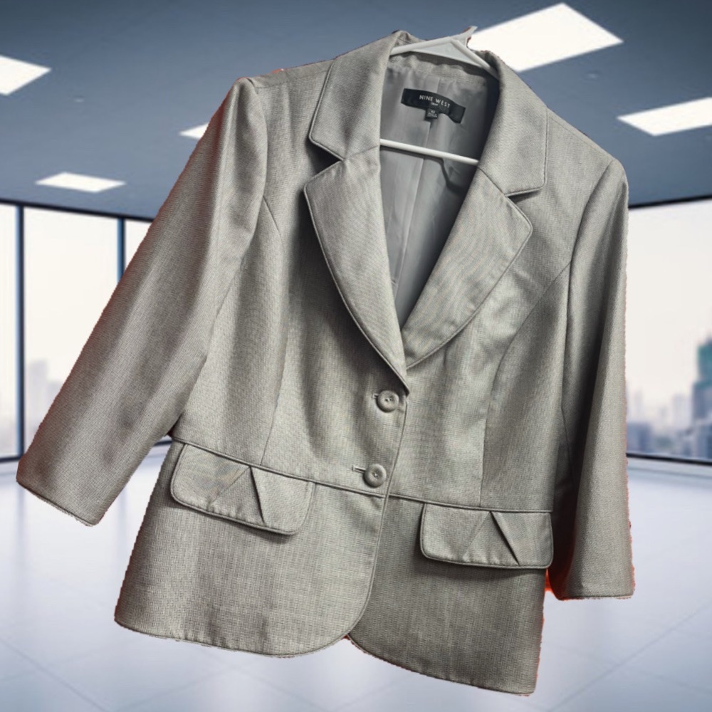 Nine West Gray Blazer